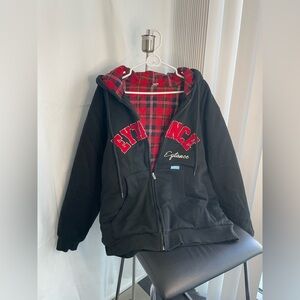 Warm winter Hoodie , winter jacket; cotton; Size L